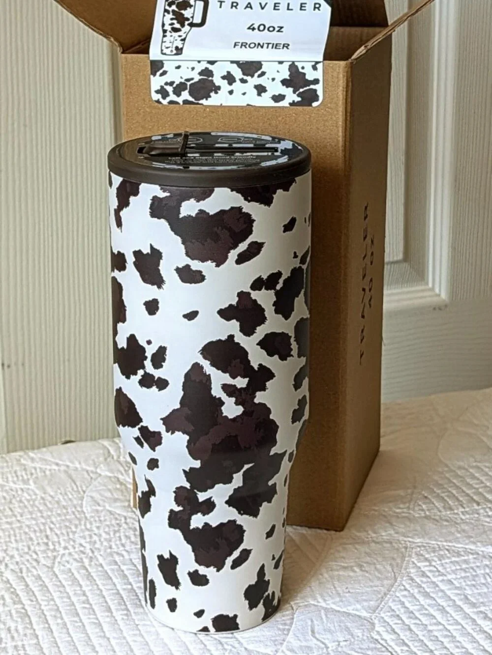 Hydrojug American Heritage Collection FRONTIER 40oz Traveler Tumbler NIB